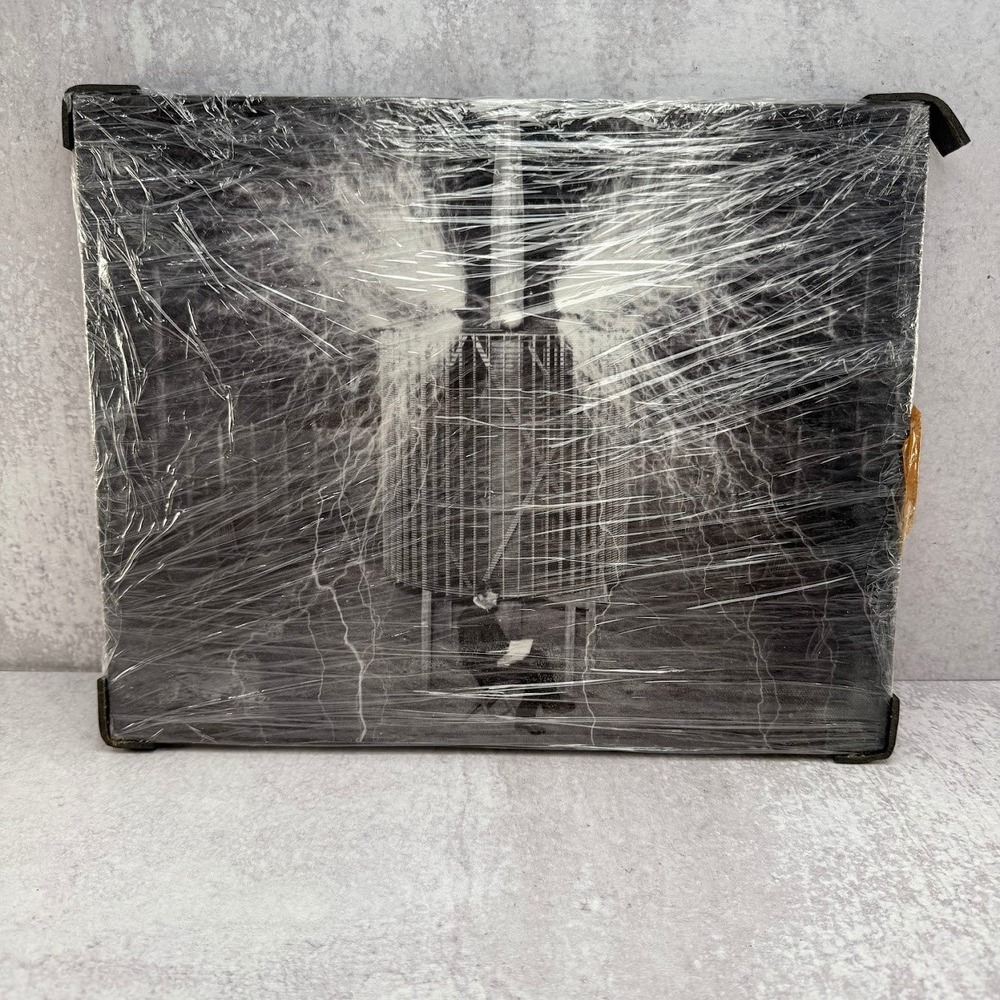 Nikola Tesla 1899 Labrtory Electrcity Coil Picture 11"x13.5" Canvas Print New